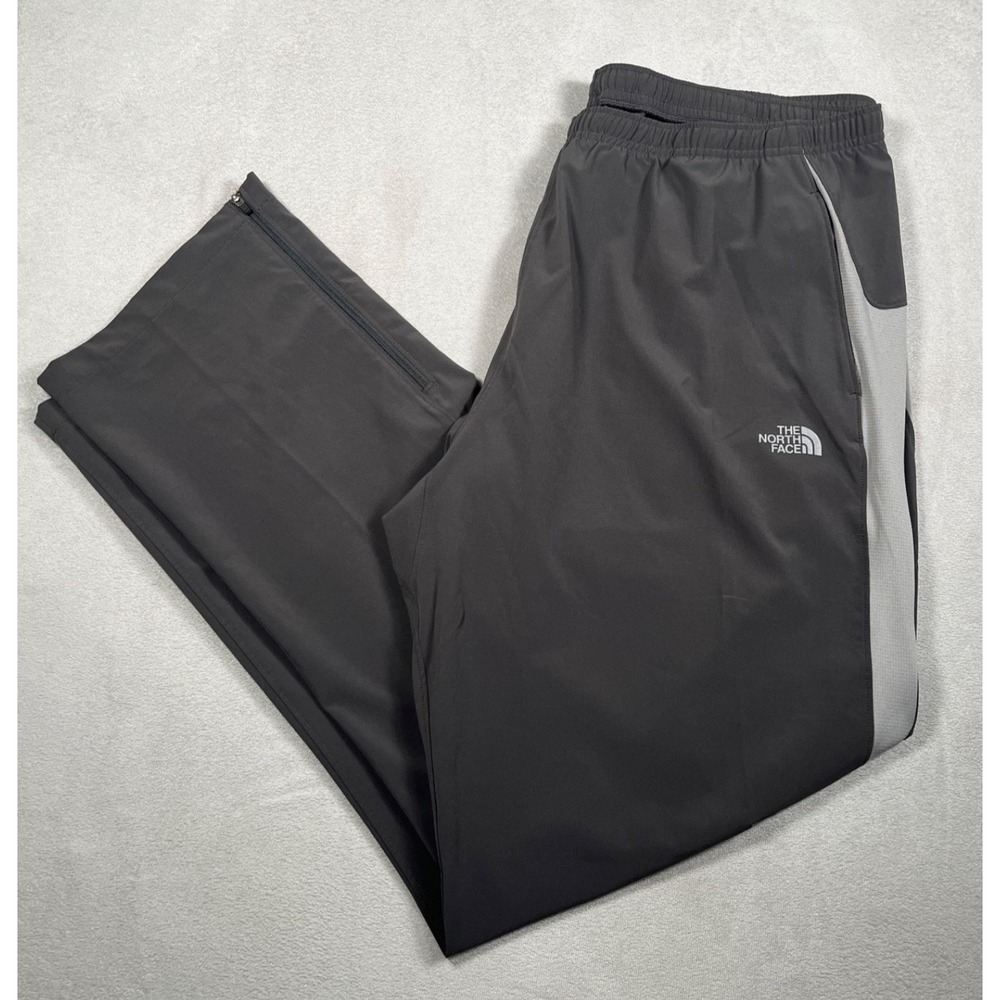 The North Face Flight Series Pants Mens XL Grey Running Track Ankle Zip Stretch
